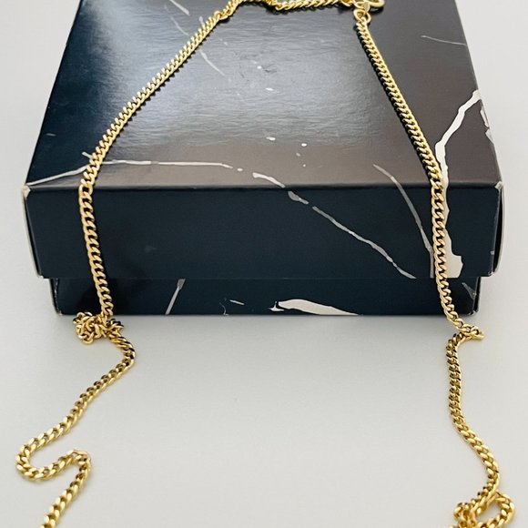 22 inch,14K Gold Curb Cuban Chain Necklace - Picture 17 of 17